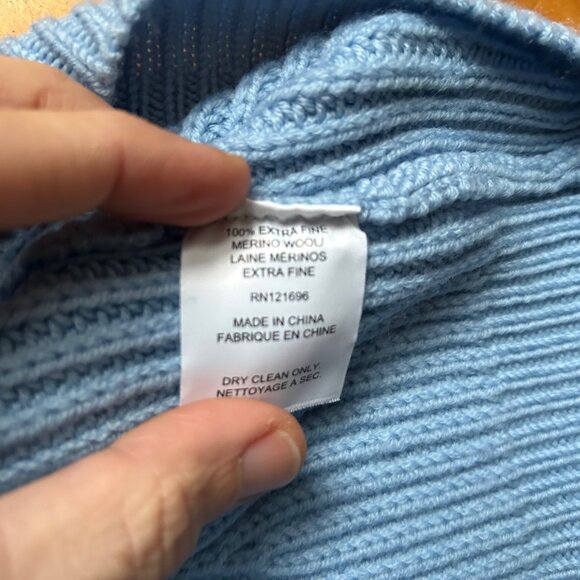 Demylee Chelsea Wool Sweater M Blue - Picture 6 of 6